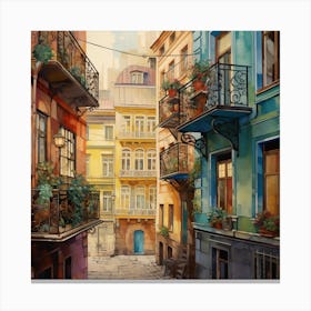 Street Scene 3 Canvas Print