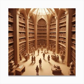 Library 5 Canvas Print