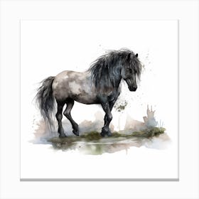 Horse Painting Canvas Print