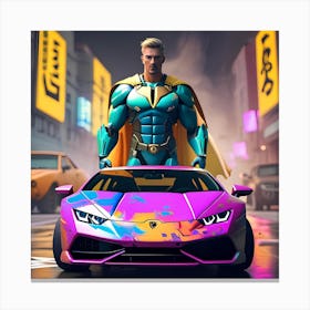 Superheroes 1 Canvas Print