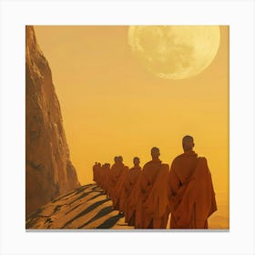 Buddhist Monks 2 Canvas Print