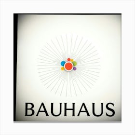 Bauhaus 4 Leinwandbilder