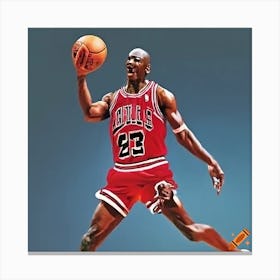 Michael Jordan 6 Canvas Print