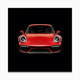 Red Porsche 911 Canvas Print