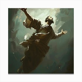 Jesus Ascending Canvas Print