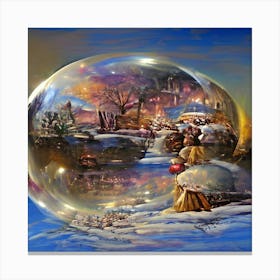 Snow Globe Canvas Print