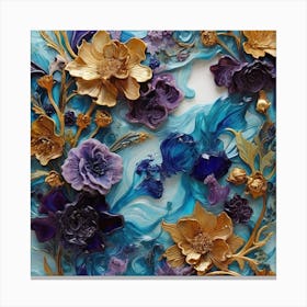 Azure and amethyst 2 Canvas Print