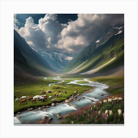 Pakistan Landscape Canvas Print