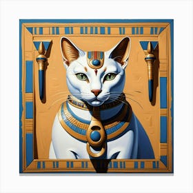 Do you like cats? This is the Pharaonic cat 1 Canvas Print