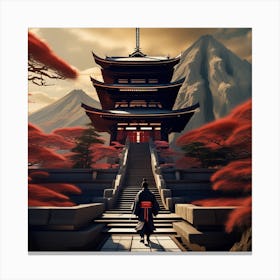 Asian Pagoda Canvas Print