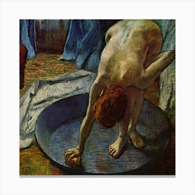 Woman In A Tub, Edgar Degas Canvas Print