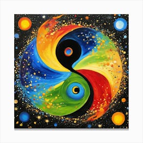 Yin Yang 2 Canvas Print