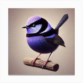 Bird On A Branch 9 Canvas Print