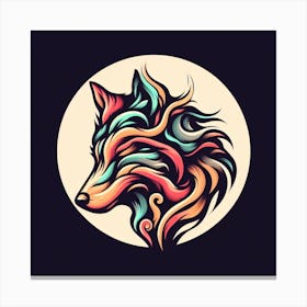 Wolf Head 3 Canvas Print