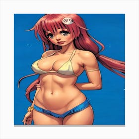 Sexy Anime Girl-Drucke 07.12.2024--b33 Canvas Print