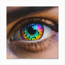 Rainbow Eye 5 Canvas Print