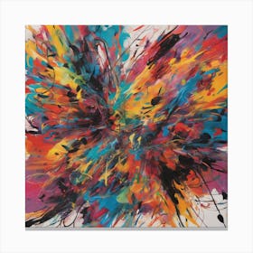 Abstract Painting 100 Canvas Print