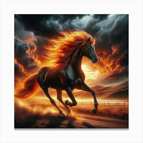 Fire Horse 18 Toile