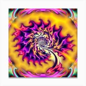 Psychedelic Spiral Canvas Print