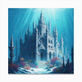 Underwater Palace 6 1 Canvas Print