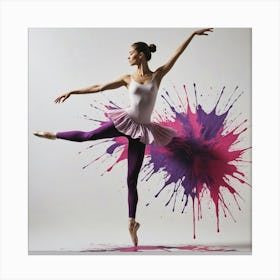 Ballet Dancer 3 Canvas Print