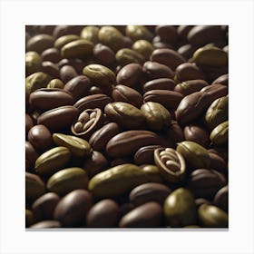 Coffee Beans 386 Canvas Print