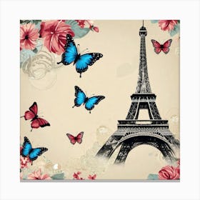 Paris Eiffel Tower 118 Canvas Print