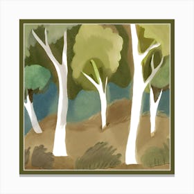 Eucalyptus Trees Canvas Print