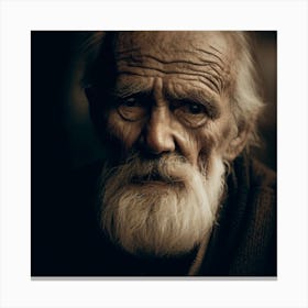 Old Man With Beard 6 Canvas Print