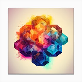 Abstract Geometric Pattern 1 Canvas Print