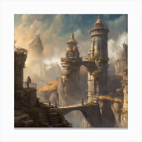 Fantasy Castle 80 Canvas Print