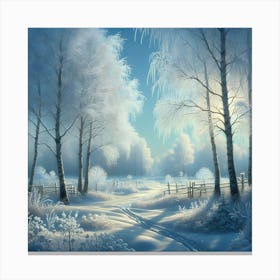 Winter Landscape 10 Canvas Print