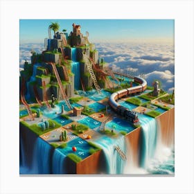 Games #14 by Cam Views Canvas Print
