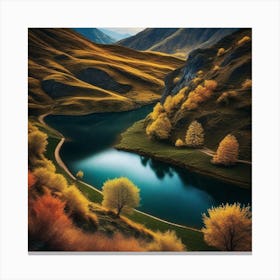 Autumn In The Mountains 34 Canvas Print