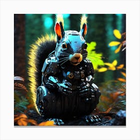 Robot Squirrel 6 Canvas Print