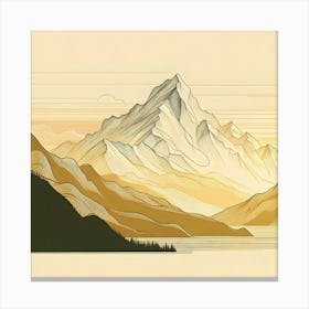 Mountain Landscape 2 Canvas Print