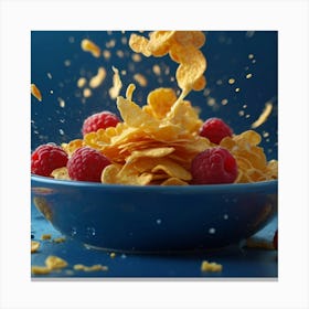 Bowl Of Cereal Canvas Print