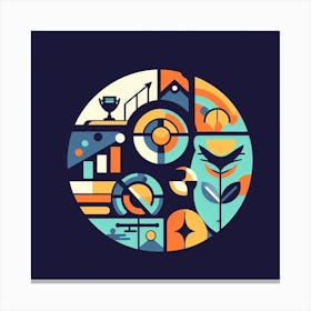 Business Concept Vector Illustration Canvas Print