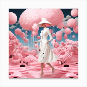 Pink Clouds Canvas Print