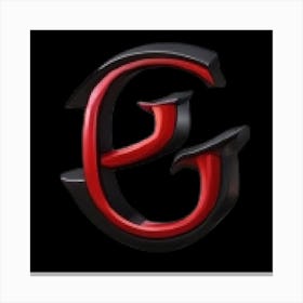 Letter G Canvas Print