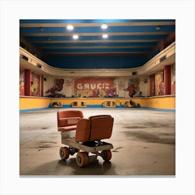 Bumper Cars Canvas Print