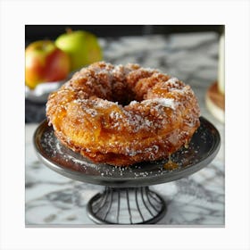 Apple Donuts Canvas Print