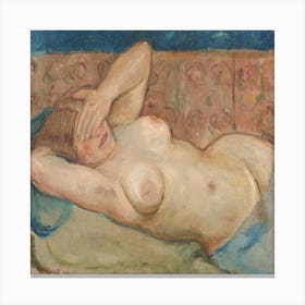 Reclining Nude (Shy) By Cyprián Majerník Canvas Print