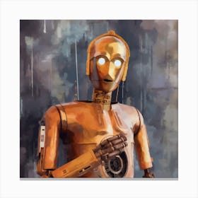 Star Wars C-3po Canvas Print