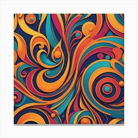 Abstract Swirls 9 Canvas Print