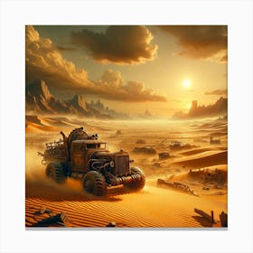 Desert Landscape Canvas Print