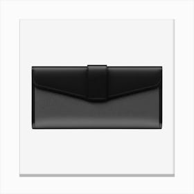 Black Wallet Canvas Print