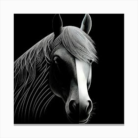 Horse Portrait 3 Canvas Print