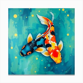 Koi Fish Painting 1 Canvas Print