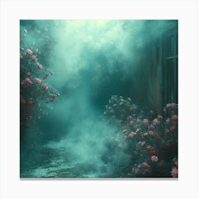 Smoky Roses Canvas Print